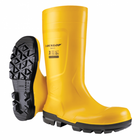Kalosze Dunlop Work-it Full Safety S5 - żółte